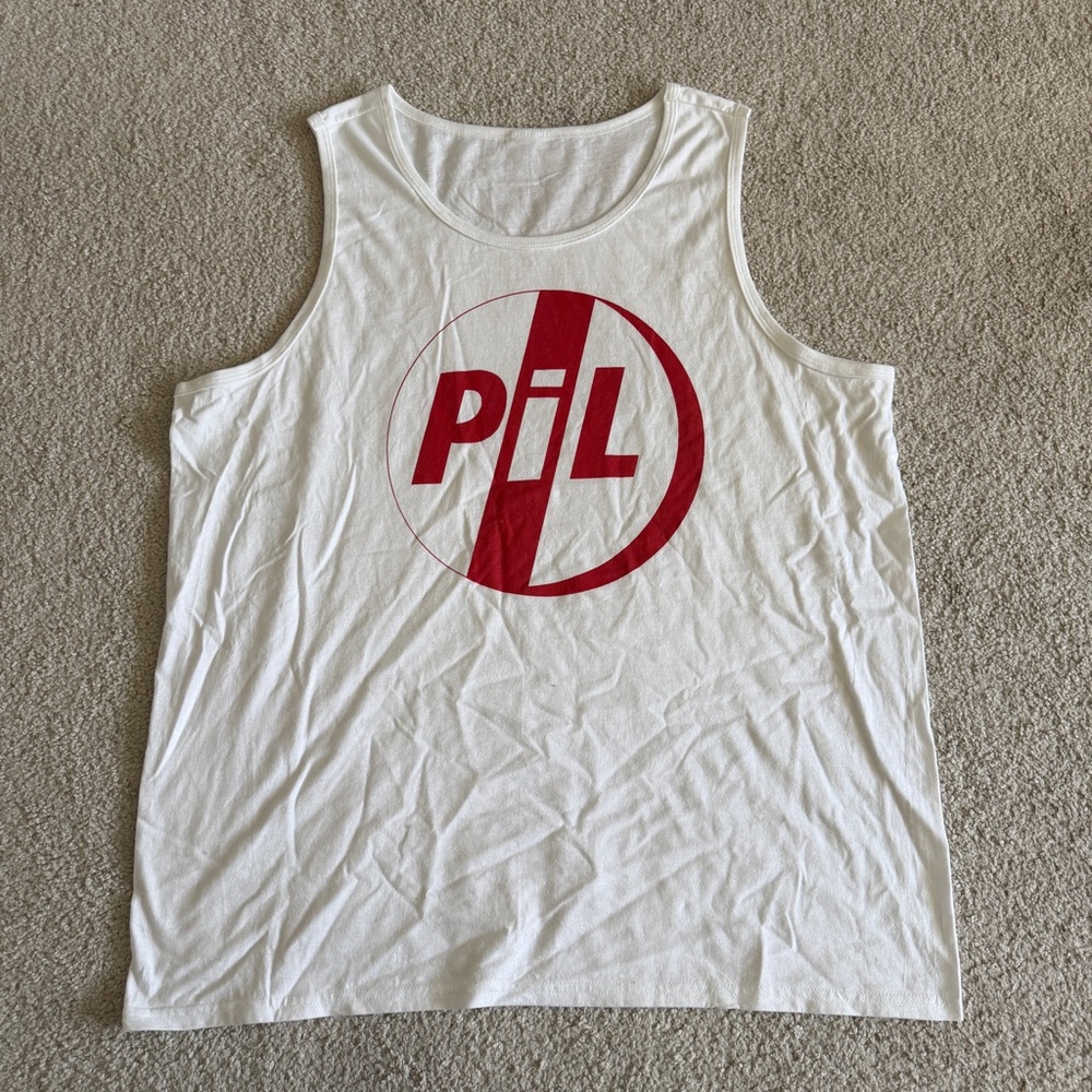 Public Image Limited PIL Tank Top Shirt Size XL John Lydon Post Punk Sex Pistols